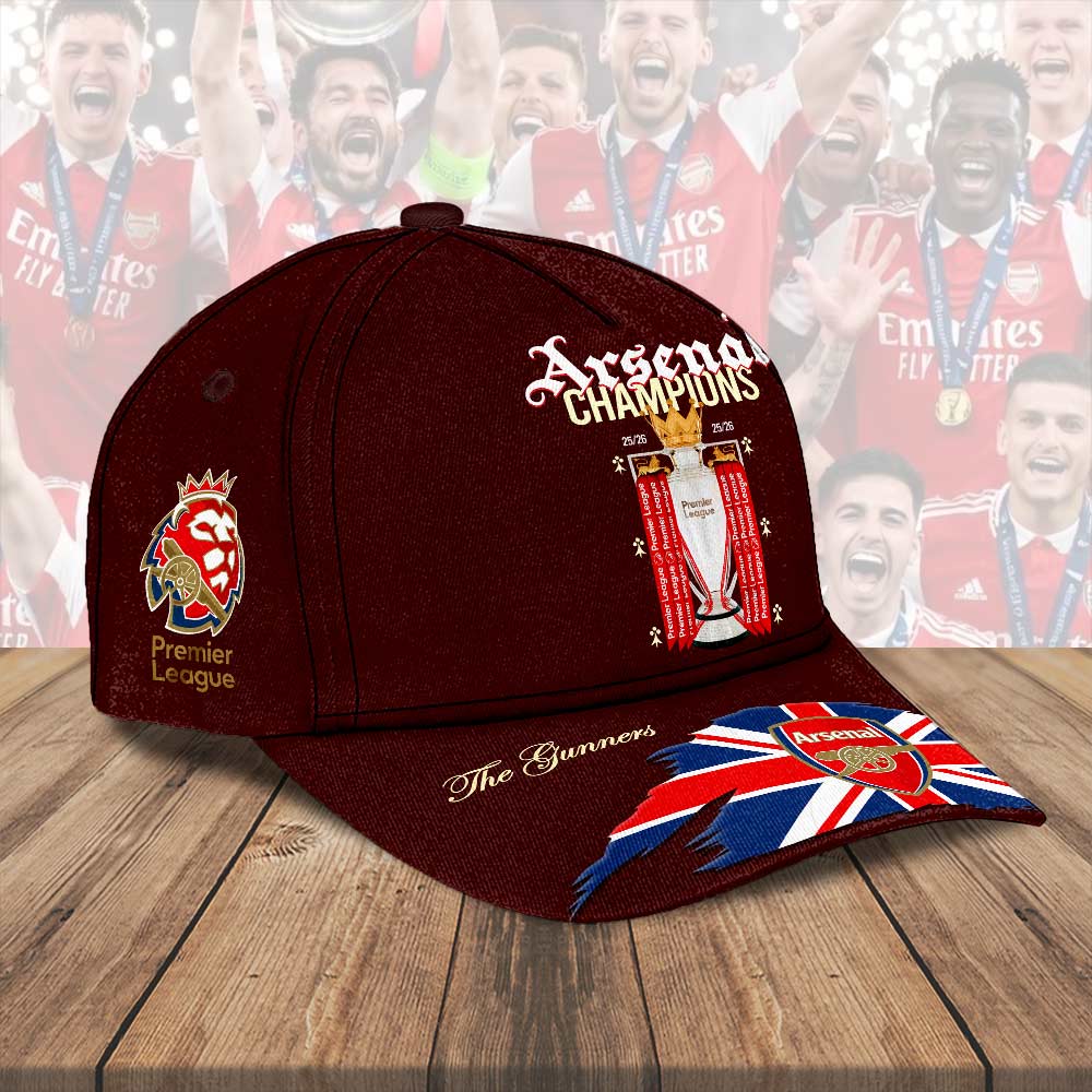 Arsenal FC Premier League Champions 25/26 Classic Cap – HOATT18139