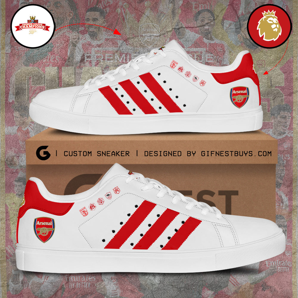 Arsenal FC Premier League Champions 25/26 Custom SS Shoes – GNE6941