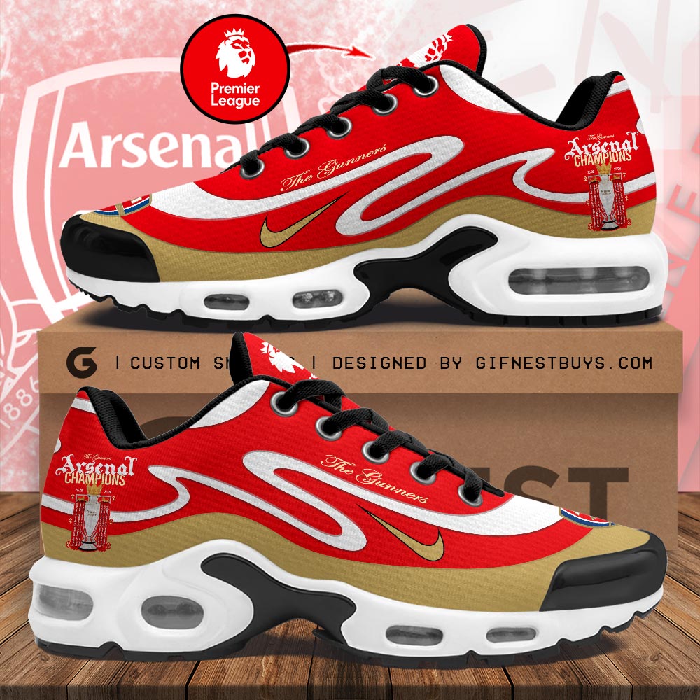 Arsenal FC Premier League Champions 25/26 Air Max Shoes – HOATT18342