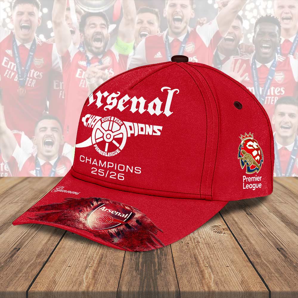 Arsenal FC Premier League Champions 25/26 Classic Cap – HOATT18272