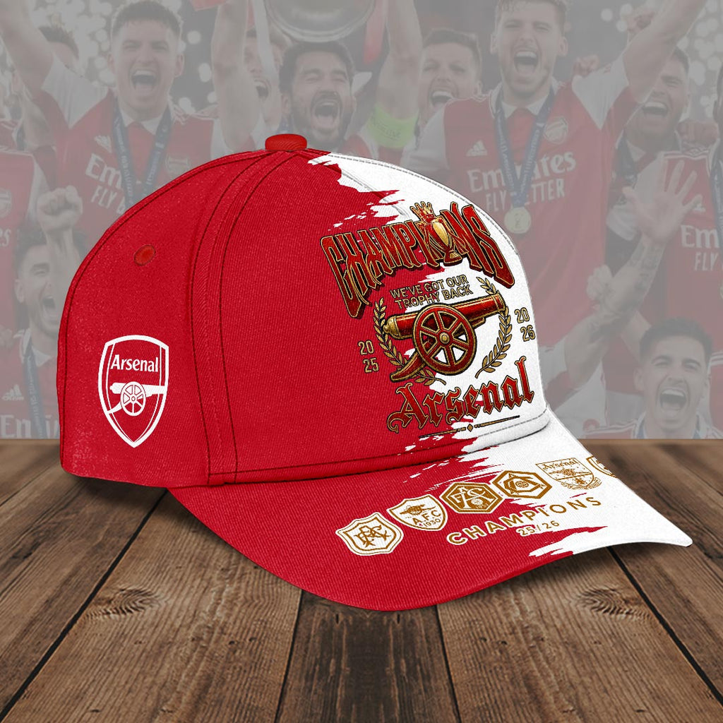 Arsenal FC Premier League Champions 25/26 Classic Cap – HOATT18849