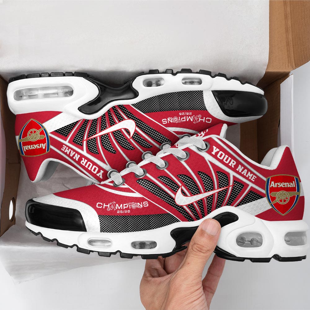 Personalized Arsenal FC Premier League Champions 25/26 Air Max Shoes – HOATT18302