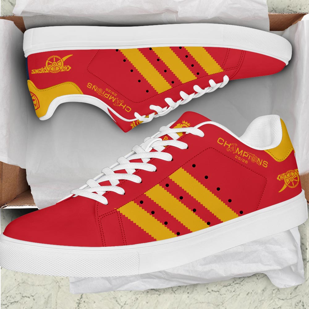 Arsenal FC Premier League Champions 25/26 Custom SS Shoes – HOATT18338