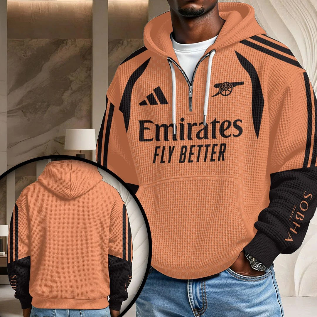 Arsenal FC Training 26/27 3D Unisex Waffle Hoodie – TANTN25462