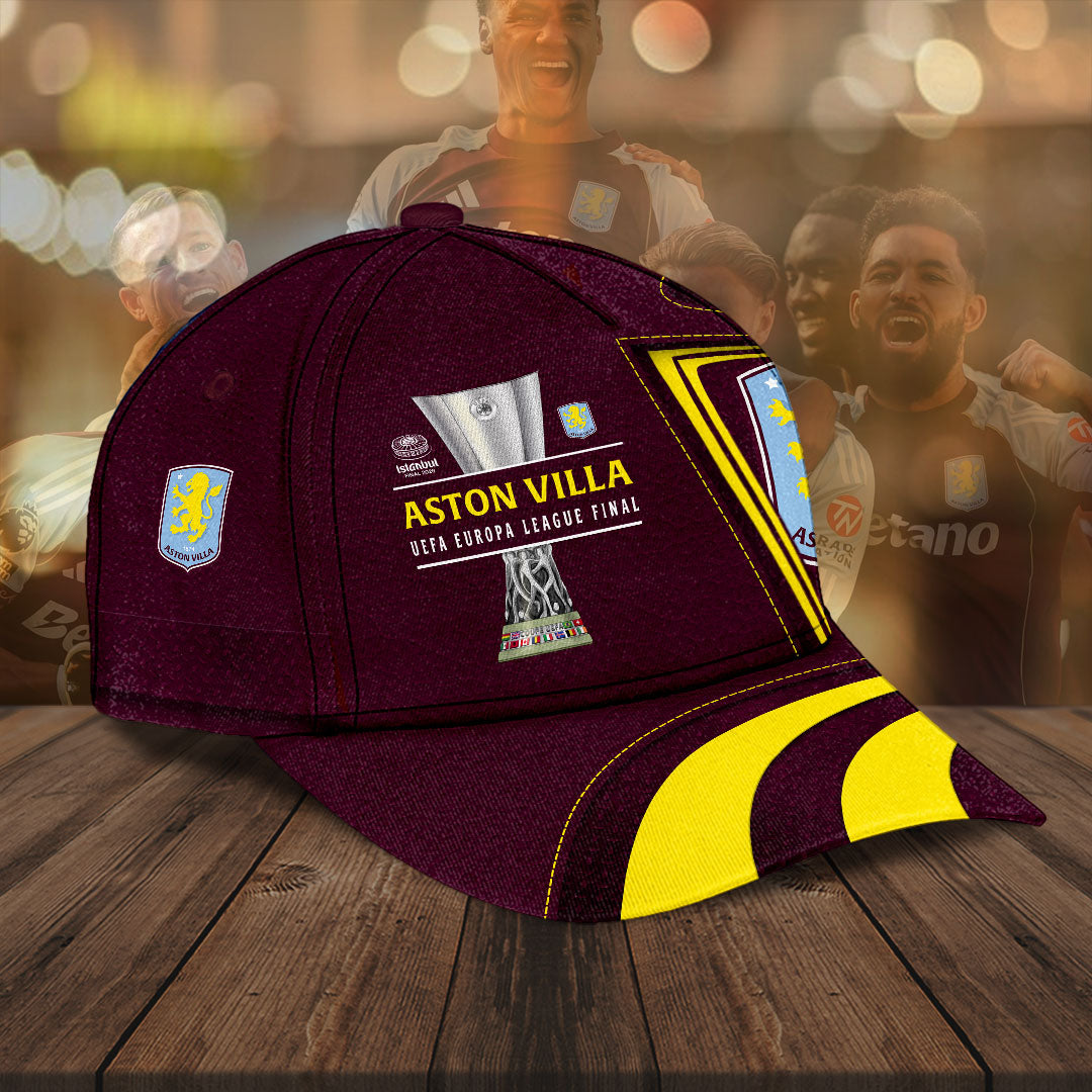 Aston Villa FC 2025-26 UEFA Europa League Winners Classic Cap – HOATT18176