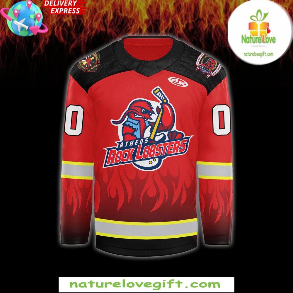 2026 Athens Rock Lobsters First Responders Hockey Jersey