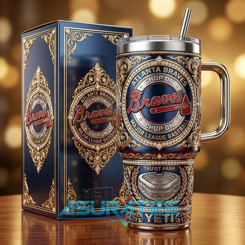 Atlanta Braves Baseball New 2026 Special YETI Tumbler