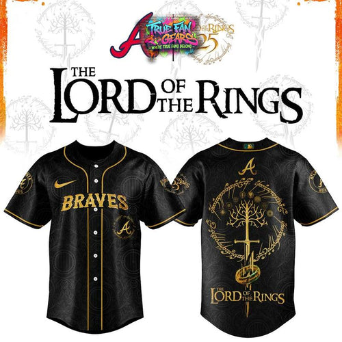 Atlanta Braves x The Lord Of The Rings 25th Anniversary Baseball Jersey