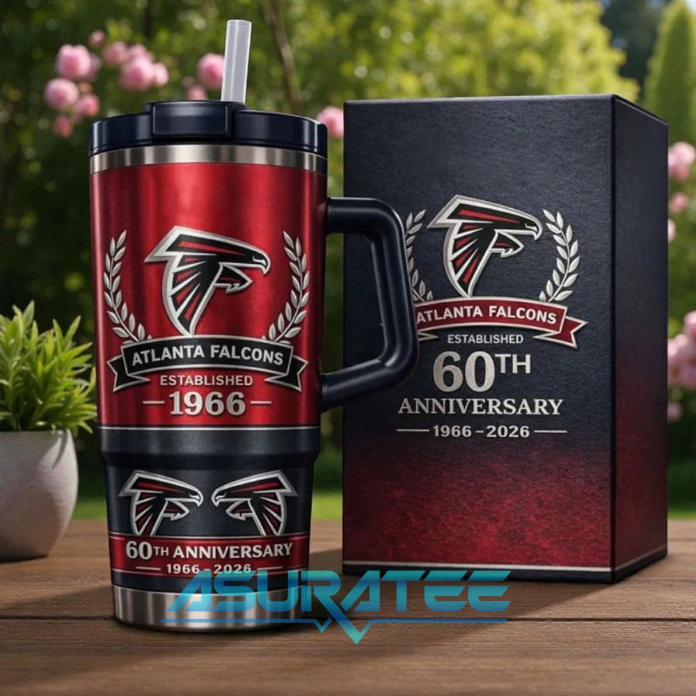 Atlanta Falcons 60th Anniversary Limited Edition YETI Tumbler