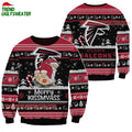 Atlanta Falcons Merrykissmyass Funny Santa Claus Christmas Ugly Sweater