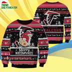Atlanta Falcons Merrykissmyass Funny Santa Claus Christmas Ugly Sweater