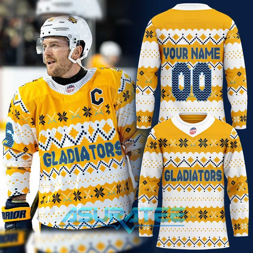 Atlanta Gladiators Holiday Magic 2025 Hockey Jersey