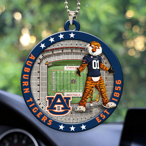Auburn Tigers Football Custom shape 2-sided Acrylic Car Ornament – HOATT13127