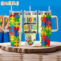 Autism Awareness 40Oz Tumbler I Love Someone With Autism Tumbler