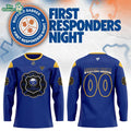 Buffalo Sabres First Responders Night 2026 Blue Hockey Jersey Custom Name, Number