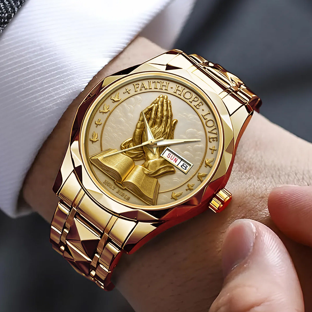 Bible Alloy Luxury Quartz Watch – TMTHU 300