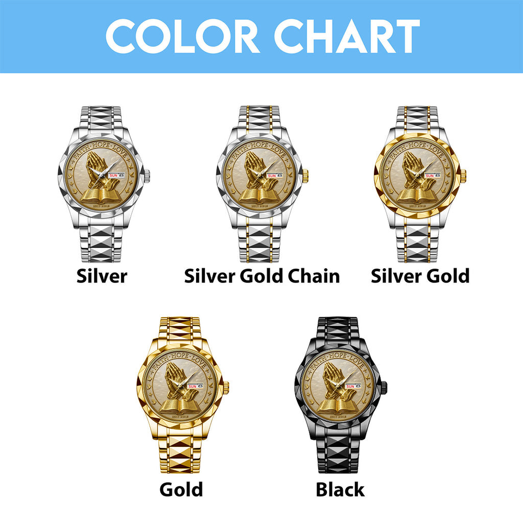 Bible Alloy Luxury Quartz Watch – TMTHU 300