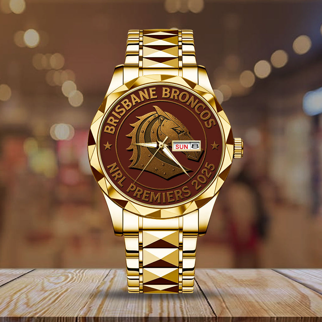 Brisbane Broncos Alloy Luxury Quartz Watch – TMTHU1664