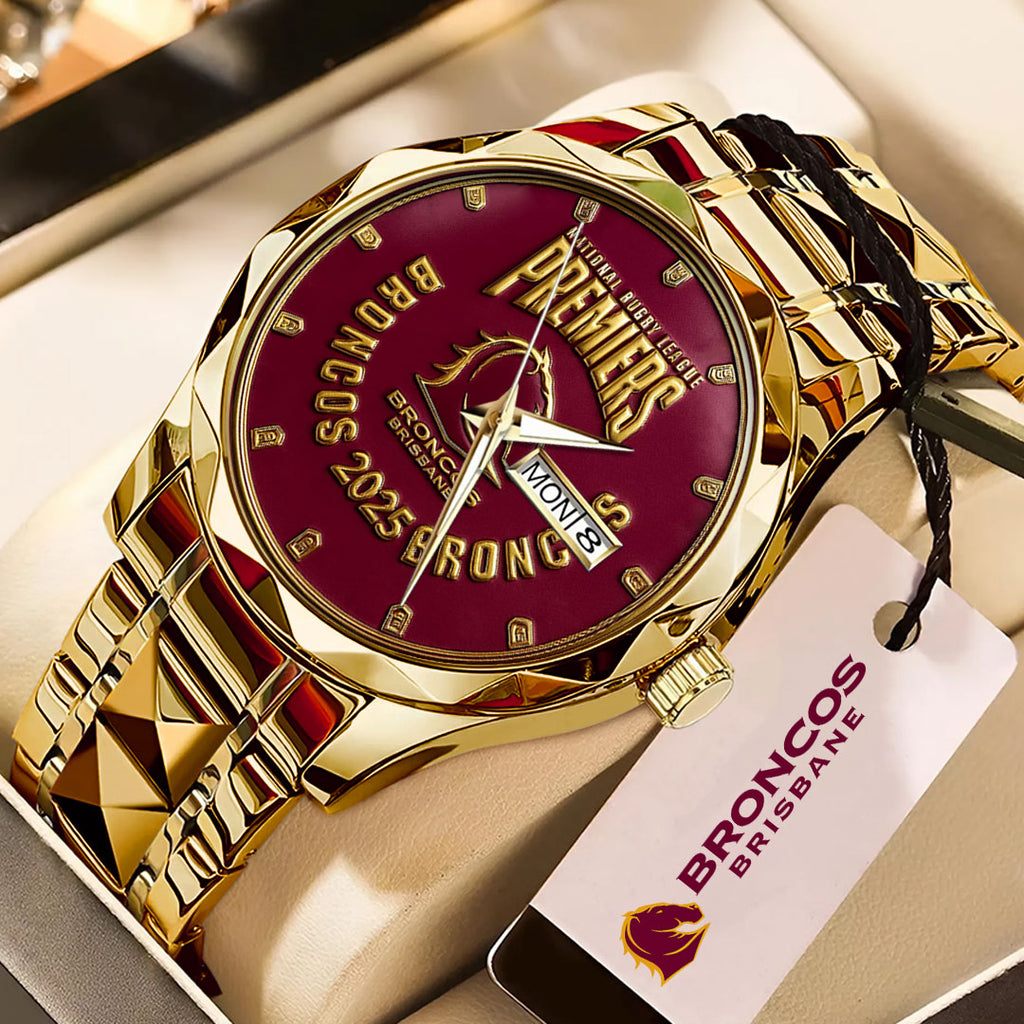 Brisbane Broncos Alloy Luxury Quartz Watch – TMTHU1756