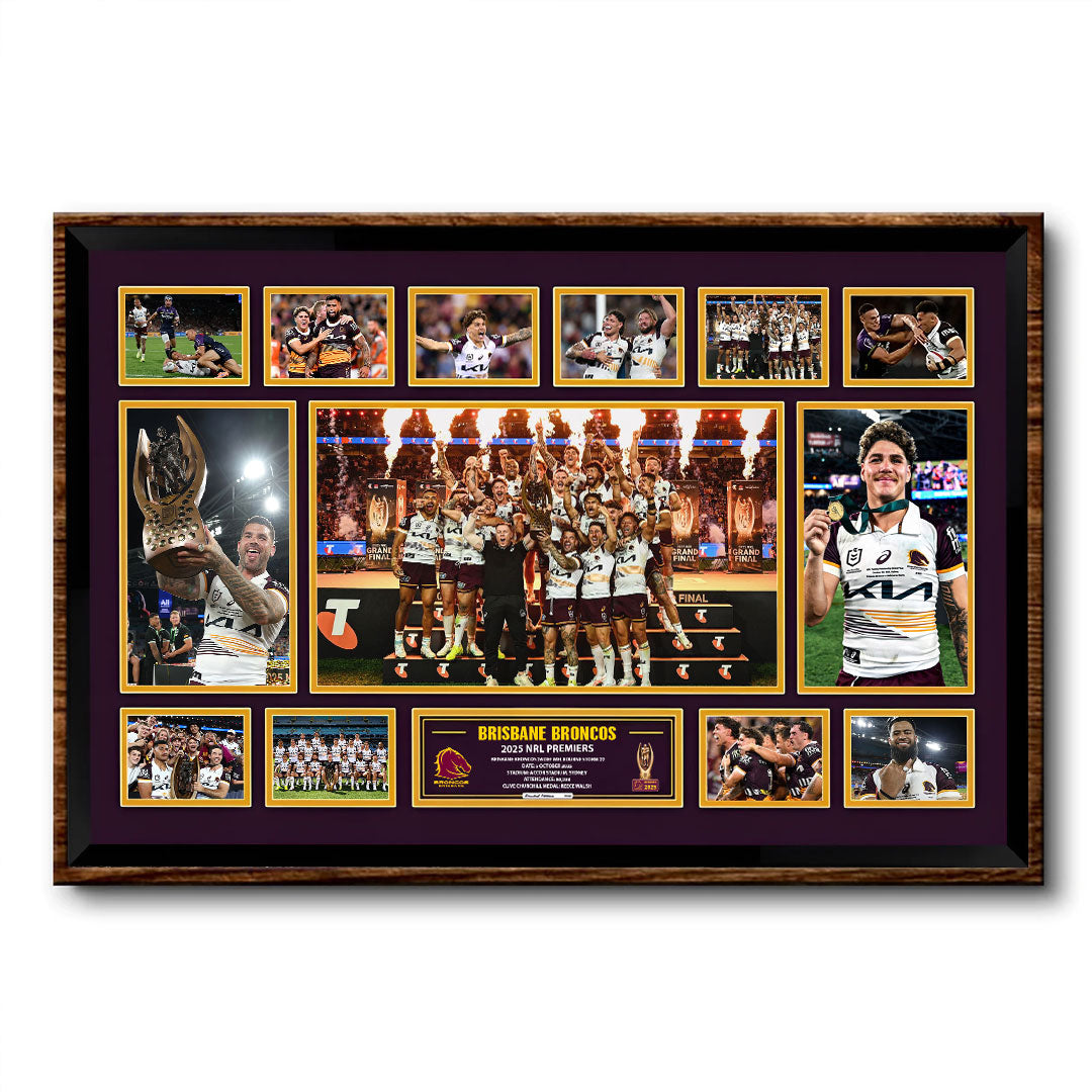 Brisbane Broncos Rectangle Canvas With Inner Frame – TMTHU1768