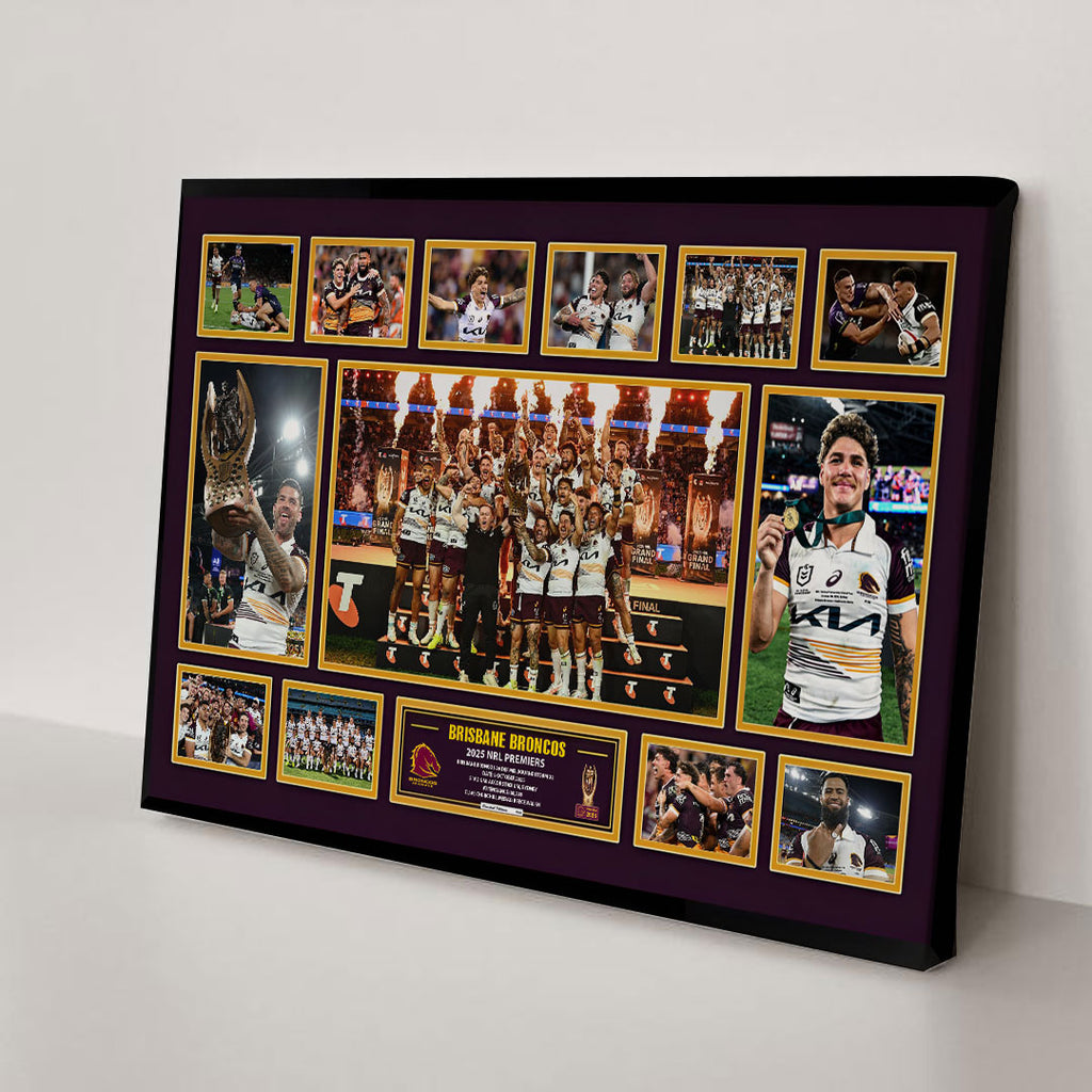 Brisbane Broncos Rectangle Canvas With Inner Frame – TMTHU1768
