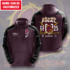 Personalized Brisbane Broncos 3D Apparel – TMTHU1257