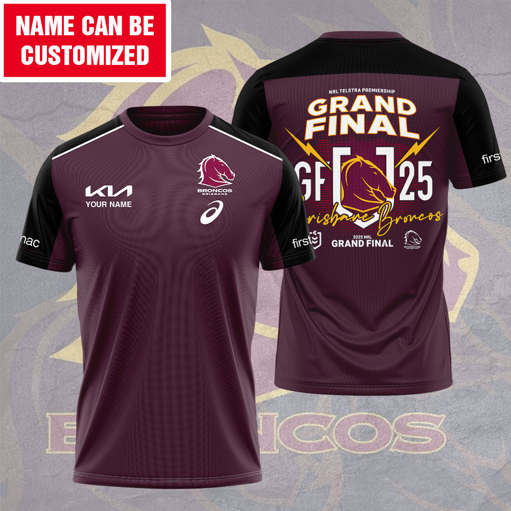 Personalized Brisbane Broncos 3D Apparel – TMTHU1257