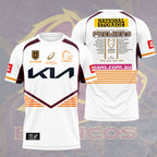 Brisbane Broncos 3D Apparel – TMTHU1403