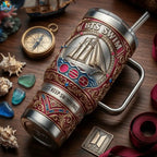 BTS 40oz Tumbler With Handle