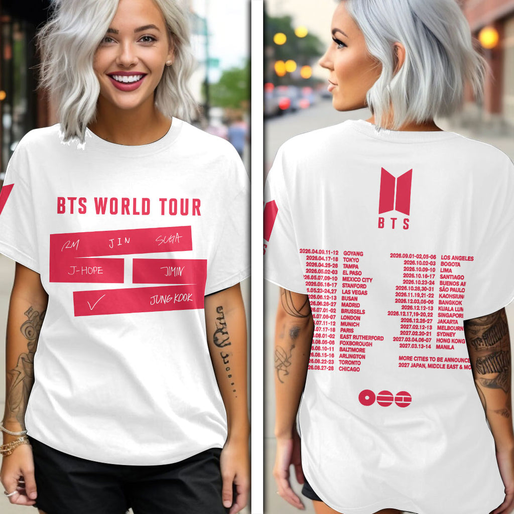 BTS World Tour 2026 3D Apparel – TANTN20757