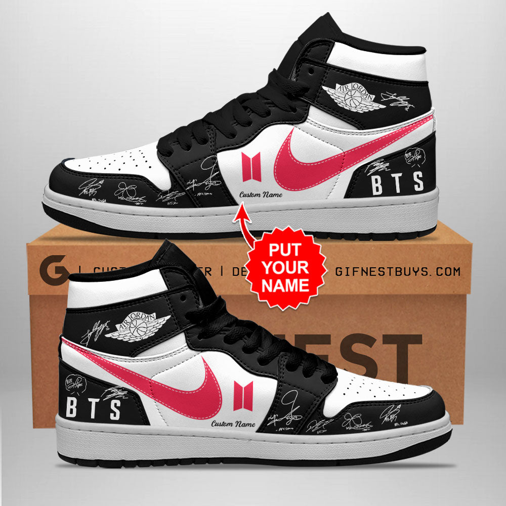 Personalized BTS World Tour 2026 AJ1 Sneaker – TANTN22621