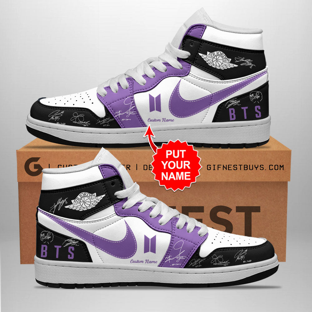 Personalized BTS World Tour 2026 AJ1 Sneaker – TANTN20860