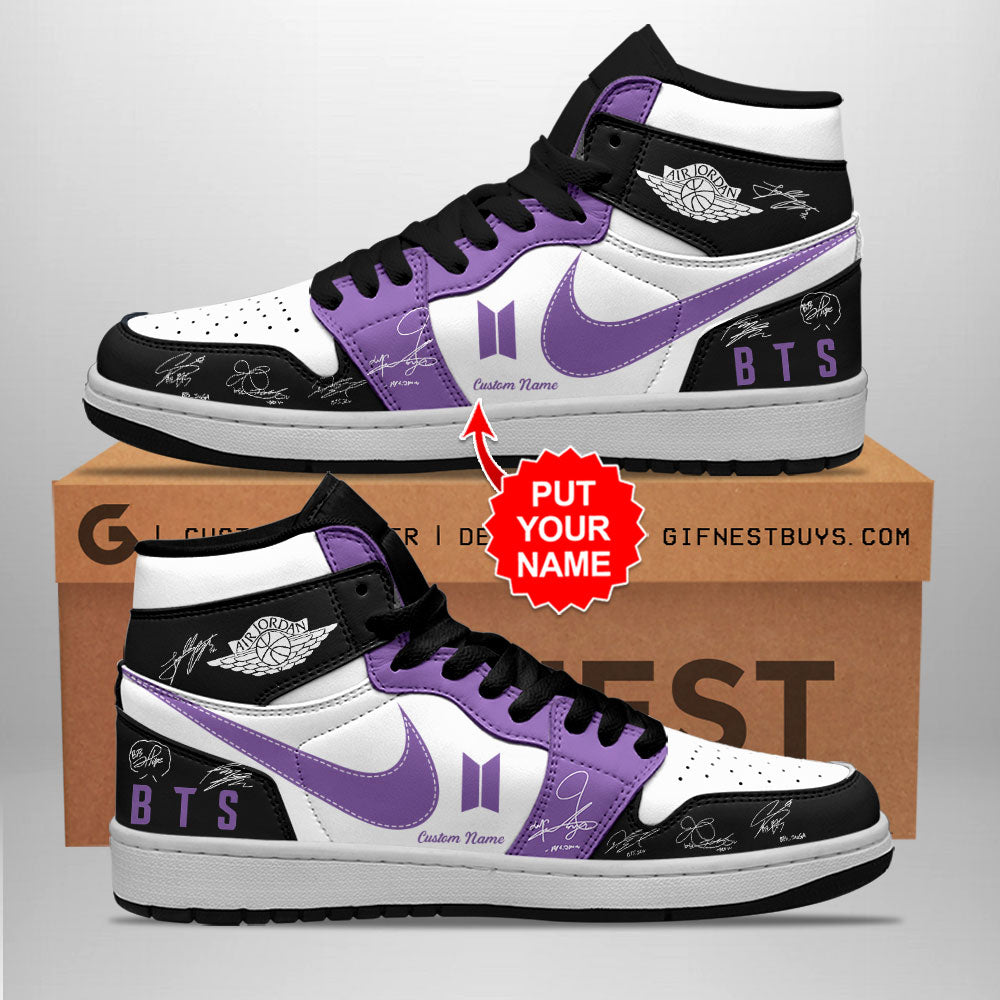 Personalized BTS World Tour 2026 AJ1 Sneaker – TANTN20860