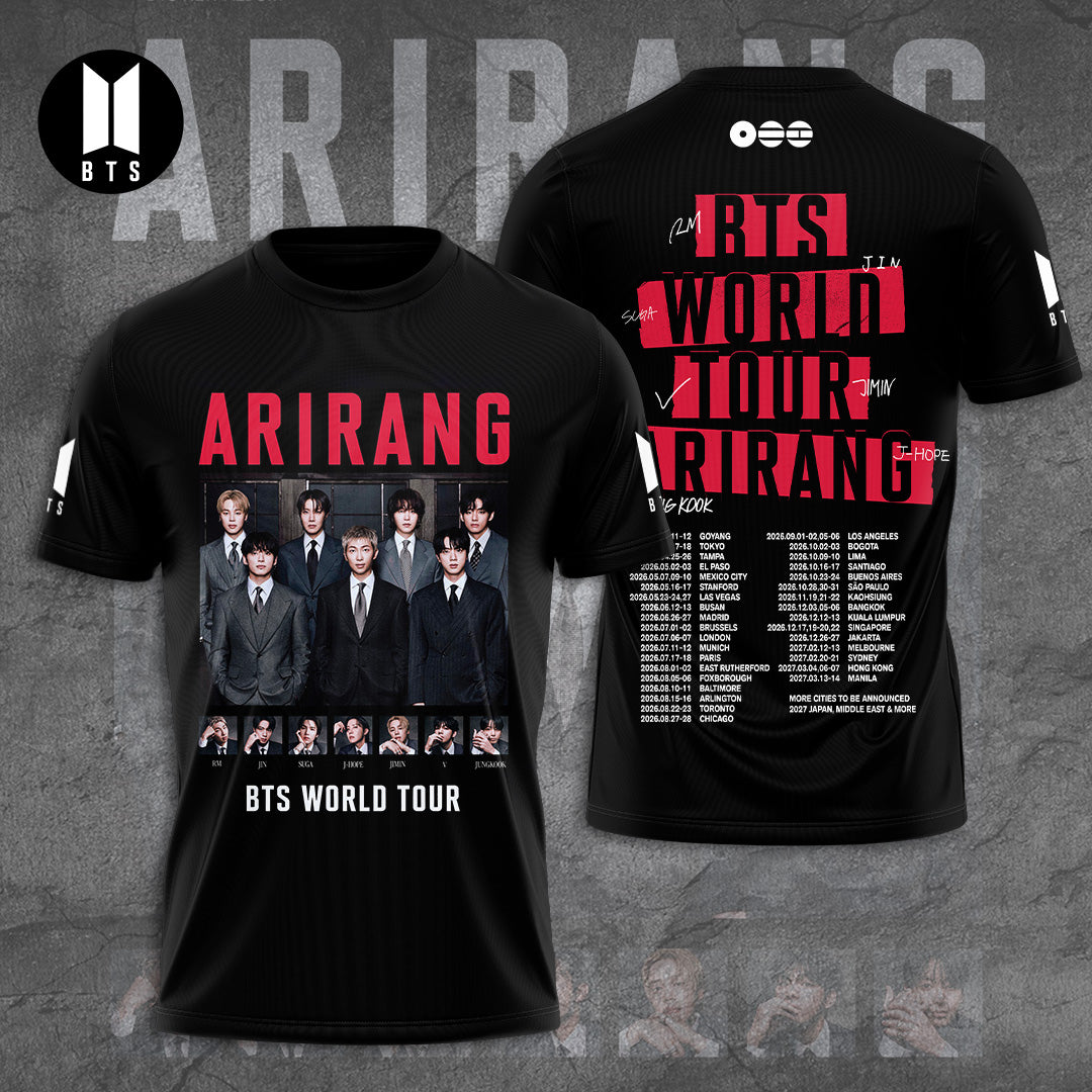BTS World Tour 2026 3D Apparel – GNE5633