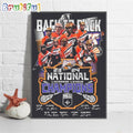 Back To Back Buffalo Bandits 23 24 Nll Champions Signatures Poster Canvas Art