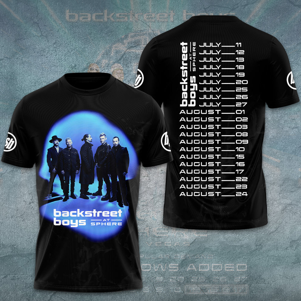 Backstreet Boys Into the Millennium Tour 2026 3D Apparel – GNE7599