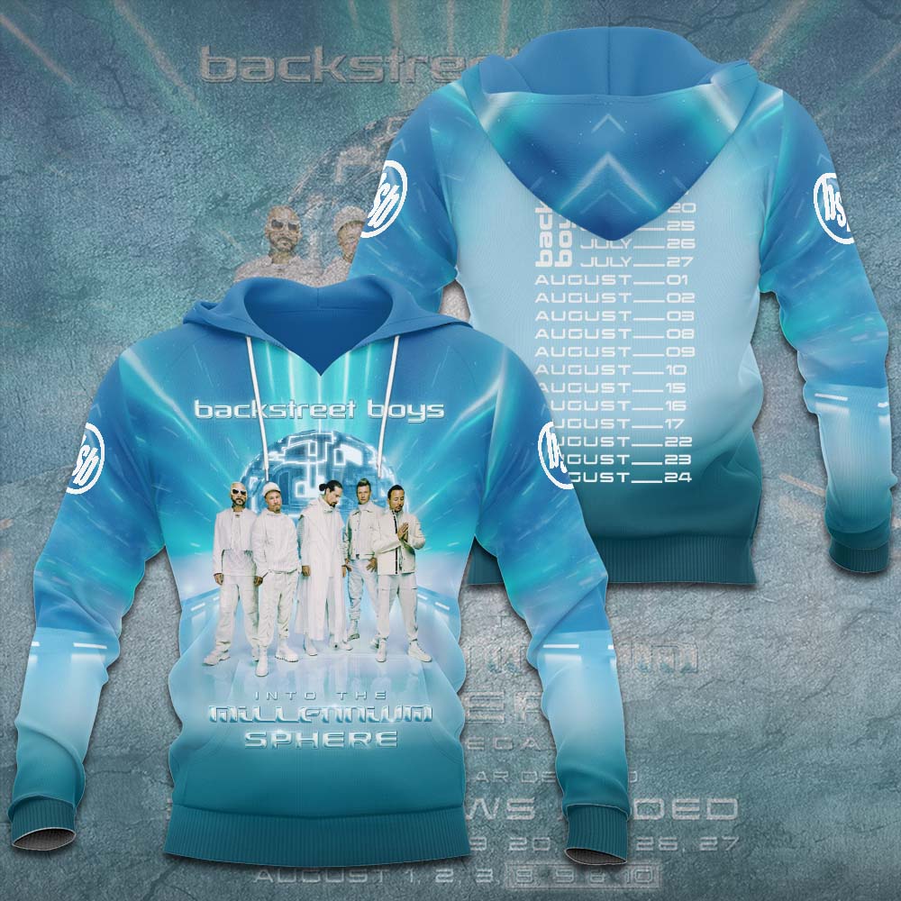 Backstreet Boys Into the Millennium Tour 2026 3D Apparel – GNE7600