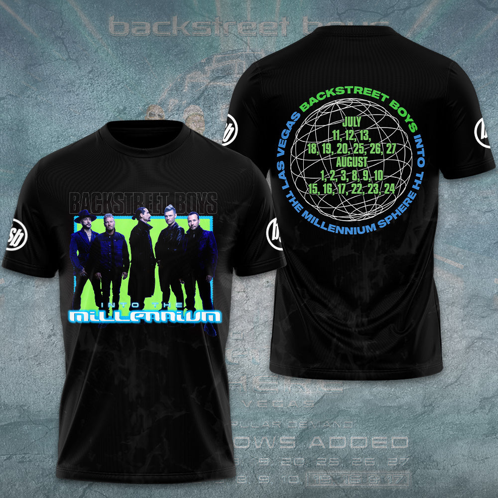 Backstreet Boys Into the Millennium Tour 2026 3D Apparel – GNE7601