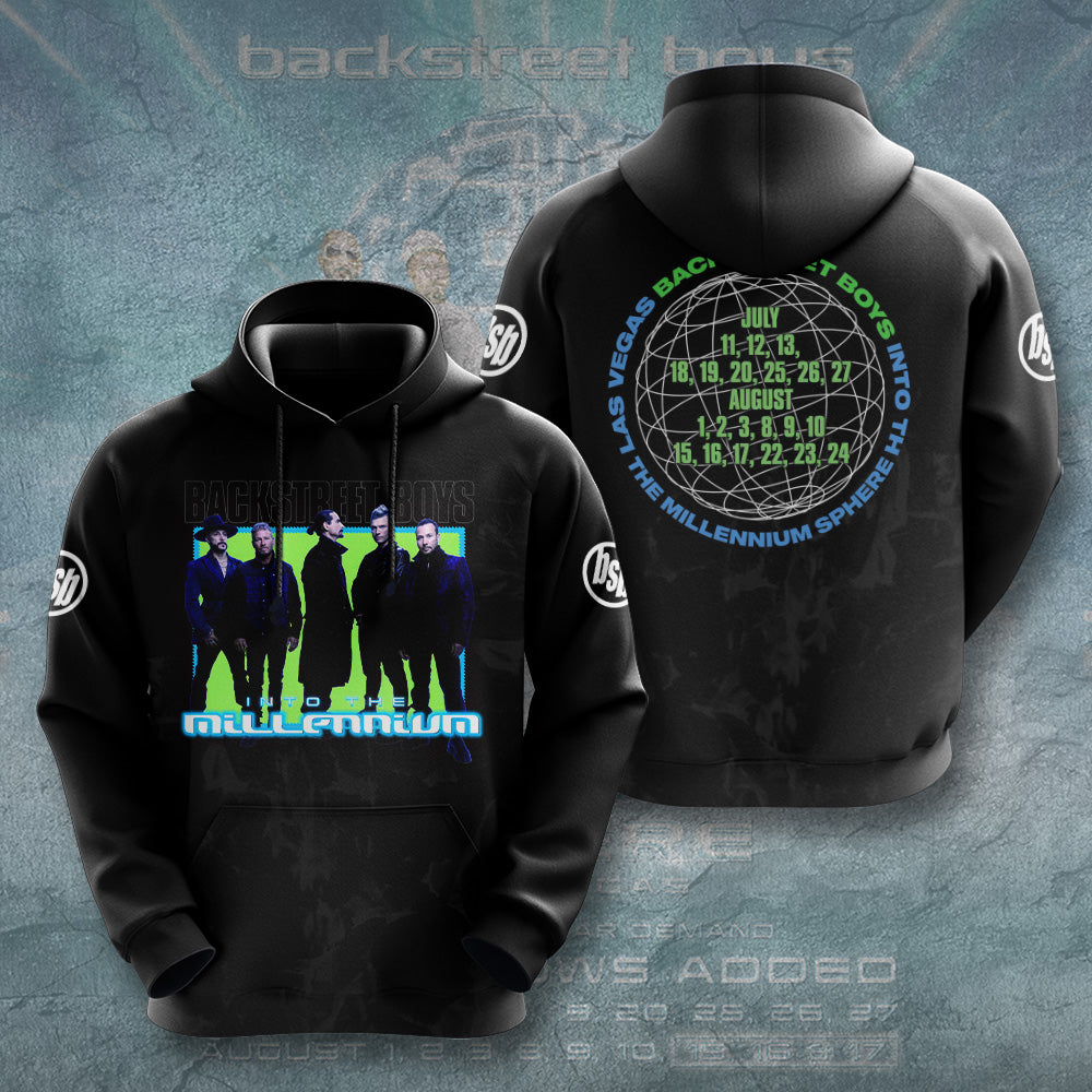 Backstreet Boys Into the Millennium Tour 2026 3D Apparel – GNE7601