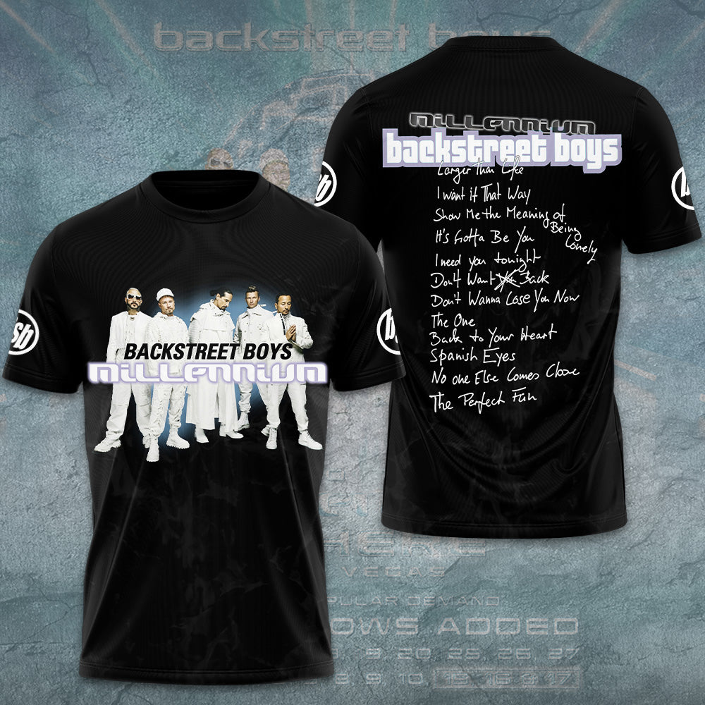 Backstreet Boys Into the Millennium Tour 2026 3D Apparel – GNE7761