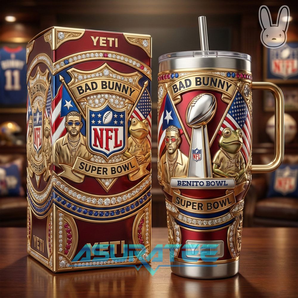 Bad Bunny Super Bowl 2026 Limited Edition YETI Tumbler