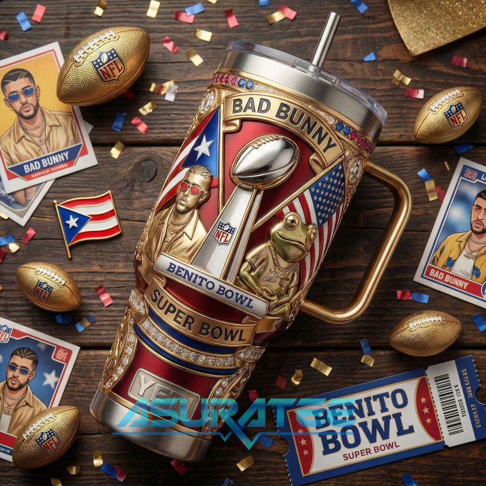 Bad Bunny Super Bowl 2026 Limited Edition YETI Tumbler