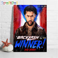 Bad Bunny Wins The San Juan Street Fight At WWE Backlash Wall Art Poster Canvas