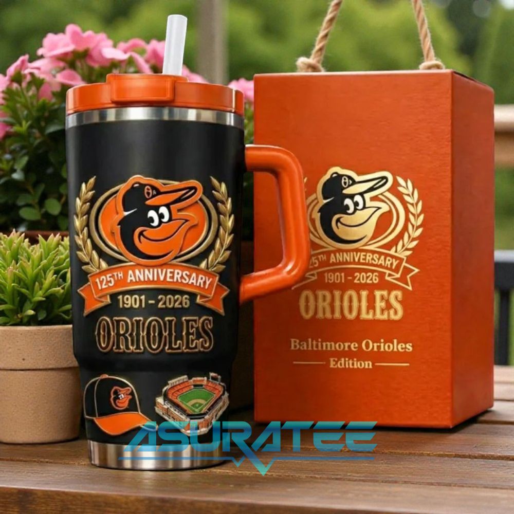 Baltimore Orioles 125th Anniversary Limited Edition YETI Tumbler