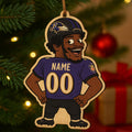 Baltimore Ravens Football Lamar Jackson Ornament 2026