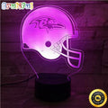 Baltimore Ravens Night Light Sports 3D LED Lamp For Football Fans