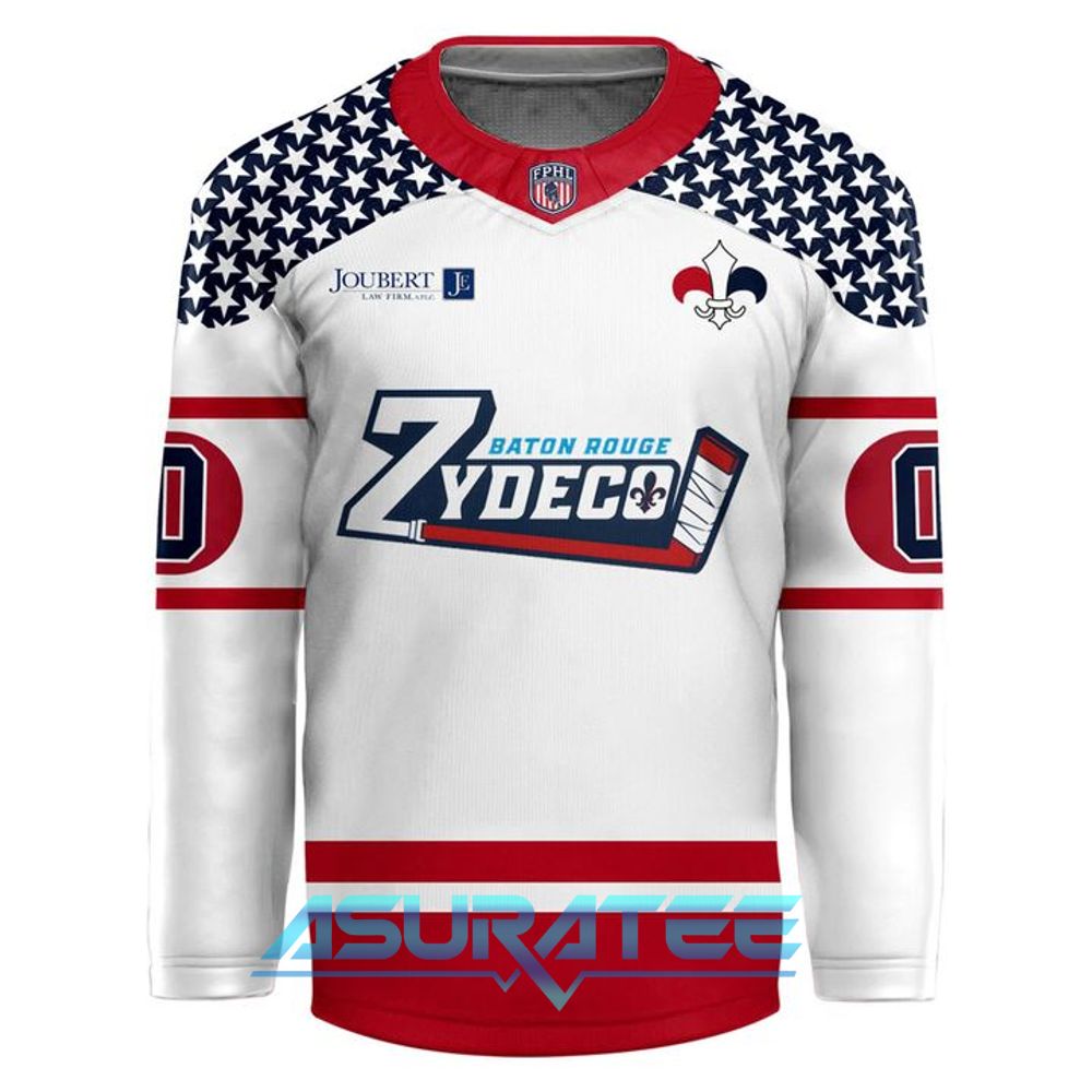 Baton Rouge Zydeco Military Appreciation Night Hockey Jersey 2025