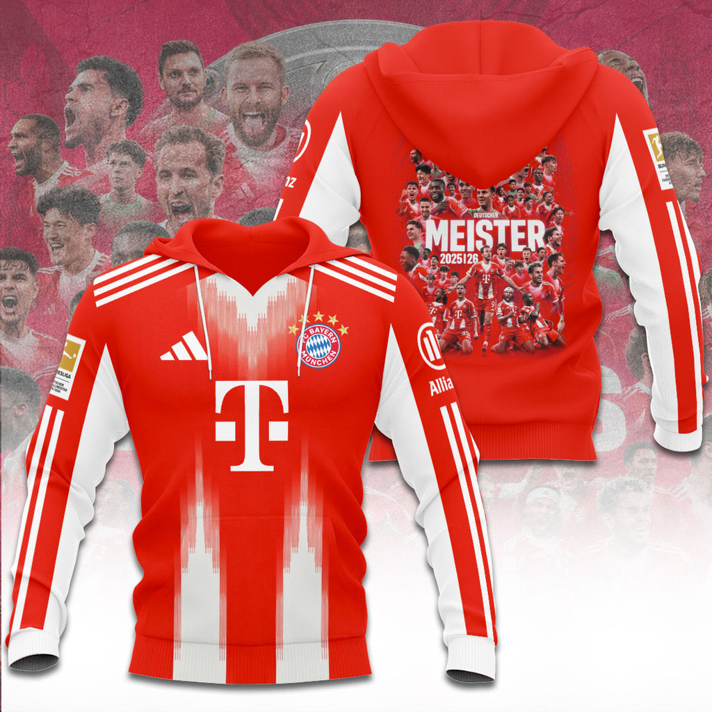Bayern München Meister 2026 3D Apparel – TANTN22437