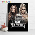 Becky Lynch vs Tiffany Stratton In An Extreme Rules Match At NXT No Mercy Wall Art Poster Canvas
