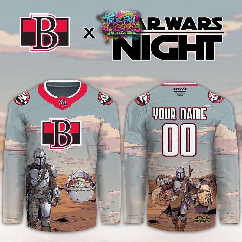 Belleville Senators 2026 Star Wars Night Limited Edition Hockey Jersey
